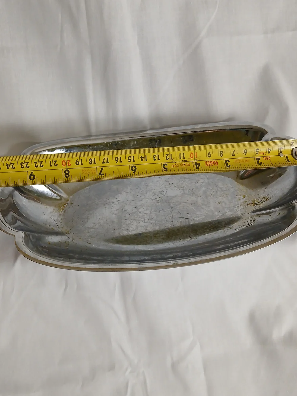 Vintage‎ Farberware Stainless Steel Oval Serving Tray - See Description